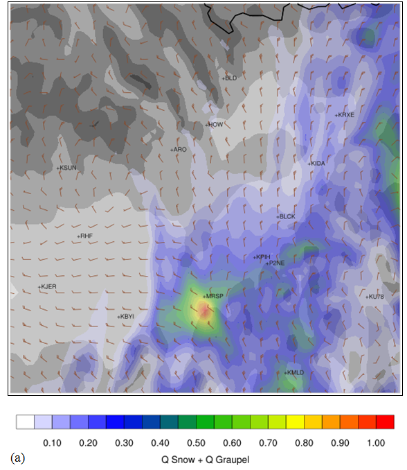 WRF Model Snow 1