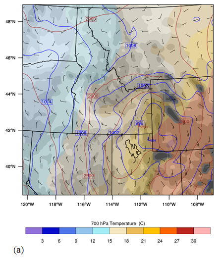 WRF Model MSLP 1