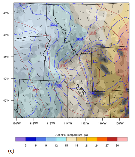 WRF Model MSLP 3