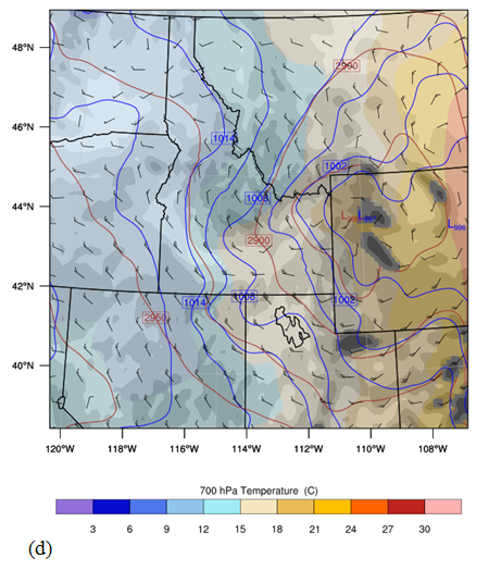 WRF Model MSLP 4